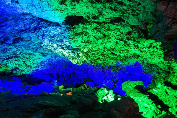 Interior Cueva Hielo Kungur Rusia —  Fotos de Stock
