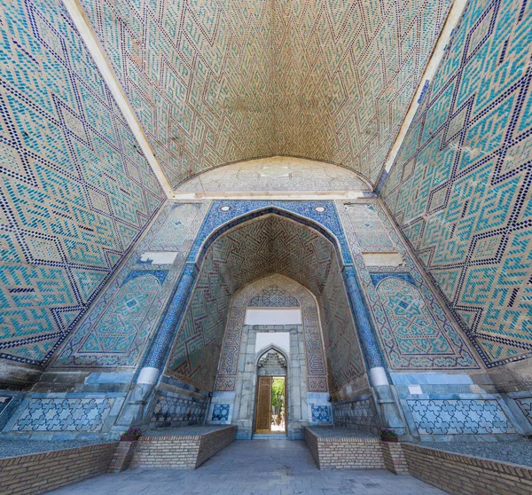 Portal Der Bibi Khanym Moschee Samarkand Usbekistan — Stockfoto