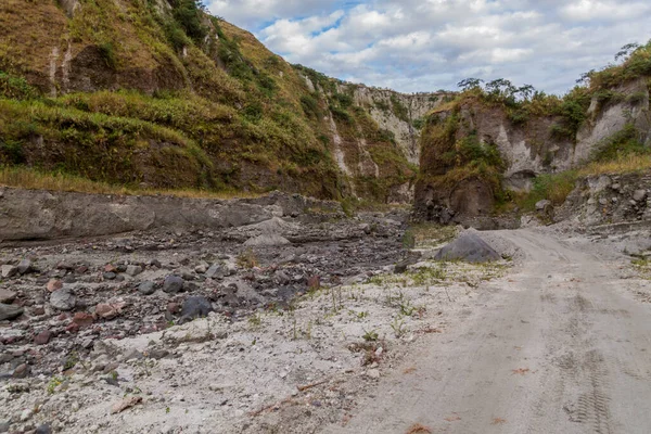 Lahar Mudflow Remnants Pinatubo Volcano Philippines — Stock Photo, Image