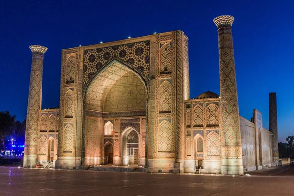 Ulugh Beg Madrasa Samarkandu Uzbekistán — Stock fotografie