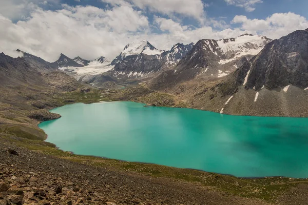 Jezero Ala Kul Pohoří Terskey Alatau Kyrgyzstánu — Stock fotografie