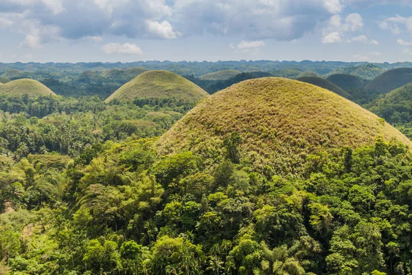 Formacja Geologiczna Wzgórza Czekolady Wyspie Bohol Filipiny — Zdjęcie stockowe