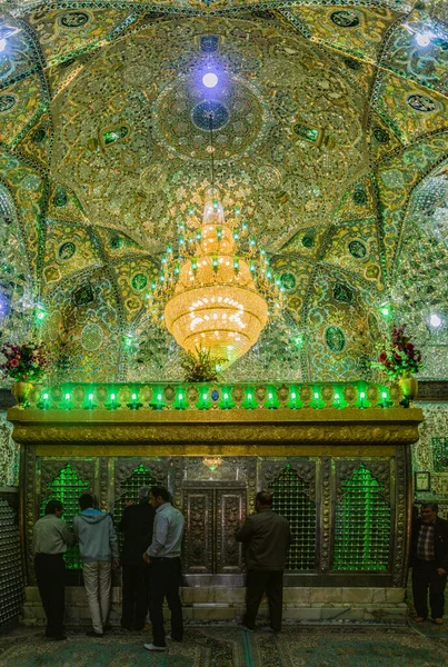 Qazvin Irão Abril 2018 Interior Imamzadeh Emamzadeh Santuário Hossein Qazvin — Fotografia de Stock