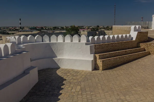 Fortification Walls Ark Bukhara Fortress Uzbekistan — Stock Photo, Image