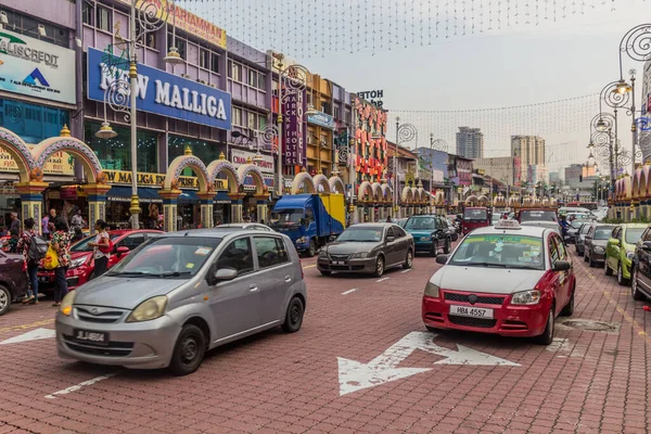 Kuala Lumpur Malaysia März 2018 Straße Mit Bögen Ziegelfelder Viertel — Stockfoto