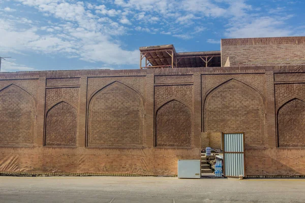 Buhara Özbekistan Tarihi Manzaraları Yaşayan Mahalleleri Ayıran Duvar — Stok fotoğraf