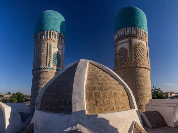 Minareter Från Minarbyggnaden Buchara Uzbekistan — Stockfoto