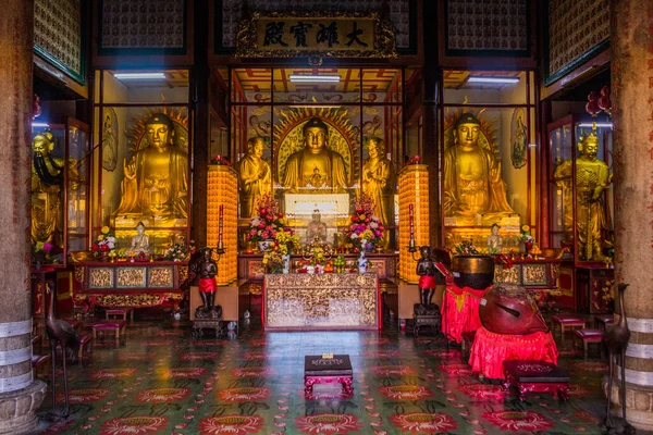 Penang Malaysia März 2018 Innenraum Des Buddhistischen Tempels Kek Lok — Stockfoto