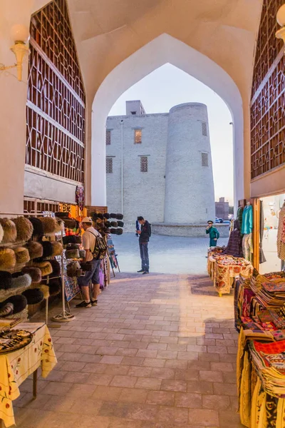 Bukhara Uzbekistan Května 2018 Pohled Trh Centru Buchara Uzbekistán — Stock fotografie