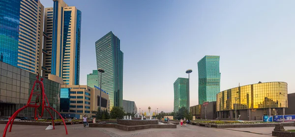 Astana Kazakhstan July 2018 Skyline Astana Now Nur Sultan Capital — Stock Photo, Image