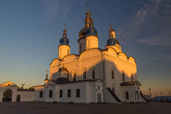 Sophia Assumption Cathedral Sofiysko Uspenskiy Kafedralnyy Sobor Complex Tobolsk Kremlin — Stock Photo, Image