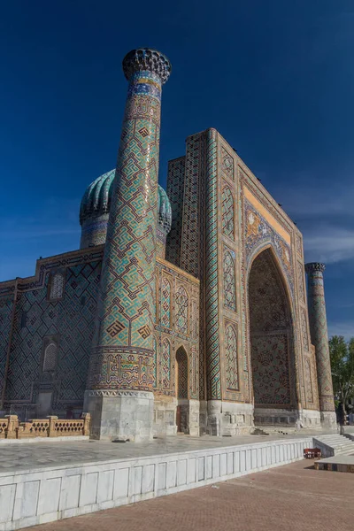 Sher Dor Madrasa Samarcanda Uzbekistán —  Fotos de Stock