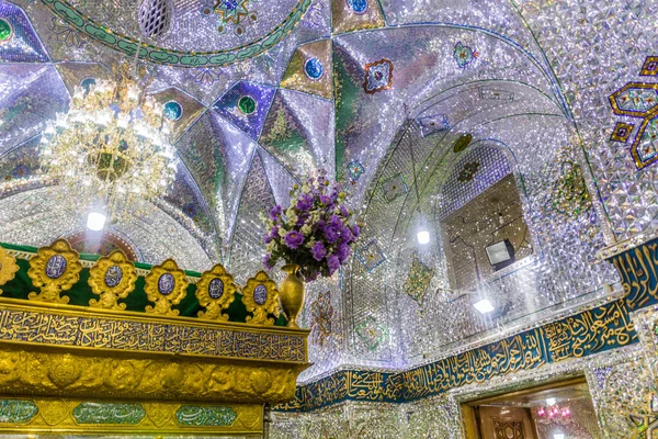 Qazvin Iran April 2018 Interior Payghambariyeh Panjeh Ali Peighambarieh Shrine — Stock Photo, Image