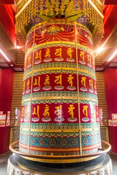 Singapore Singapore Maart 2018 Bidden Wiel Boeddha Tooth Relic Tempel — Stockfoto