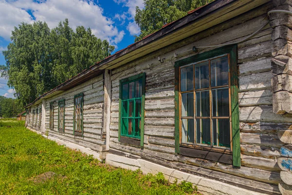 Holzgebäude Museum Für Geschichte Der Politischen Repression Perm Gulag Museum — Stockfoto