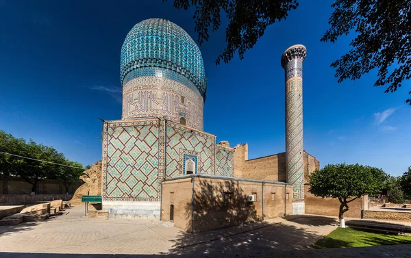 乌兹别克斯坦撒马尔罕的Gur Amir陵墓 — 图库照片