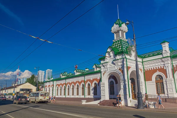 Perm Russia Czerwiec 2018 Stacja Kolejowa Perm Permie Rosja — Zdjęcie stockowe