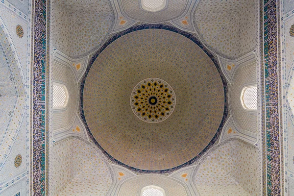 Kupola Meczetu Bibi Khanym Samarkandzie Uzbekistan — Zdjęcie stockowe