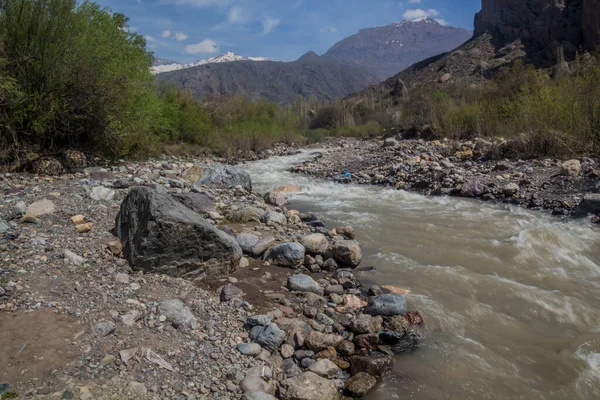 Los Rápidos Del Río Valle Alamut Irán — Foto de Stock