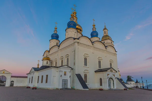 Sophia Assumption Cathedral Sofiysko Uspenskiy Kafedralnyy Sobor Kremlin Tobolsk Russia — Stock Photo, Image