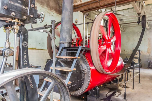 Zamberk Czechia Settembre 2018 Motore Vapore Funzione Nel Museo Delle — Foto Stock