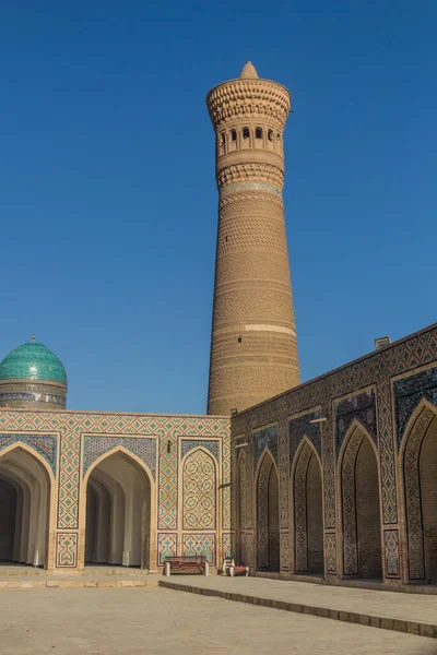 Curtea Moscheii Kalyan Din Bukhara Uzbekistan — Fotografie, imagine de stoc