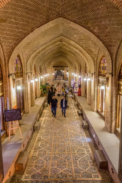 Qazvin Iran Abril 2018 Interior Saltaneh Caravanserai Transformou Bazar Qazvin — Fotografia de Stock