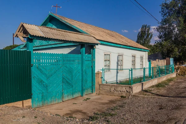 Antiga Casa Tradicional Kochkor Quirguistão — Fotografia de Stock