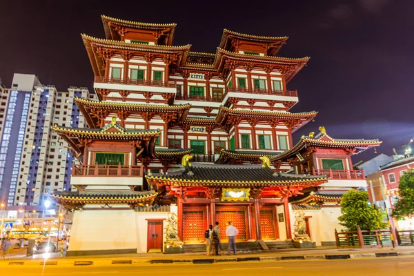 Tempel Mit Buddhazähnen Der Chinatown Von Singapur — Stockfoto