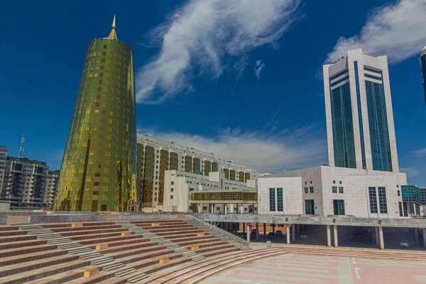 Державні Будівлі Астані Нині Нур Султан Столиці Казахстану — стокове фото