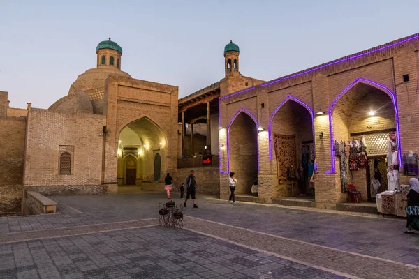 Bukhara Uzbekistan Mei 2018 Toqi Sarrofon Bazaar Het Centrum Van — Stockfoto