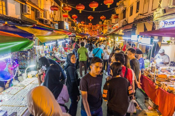 Malacca Malayasia Marzo 2018 Persone Jonker Walk Night Market Nel — Foto Stock