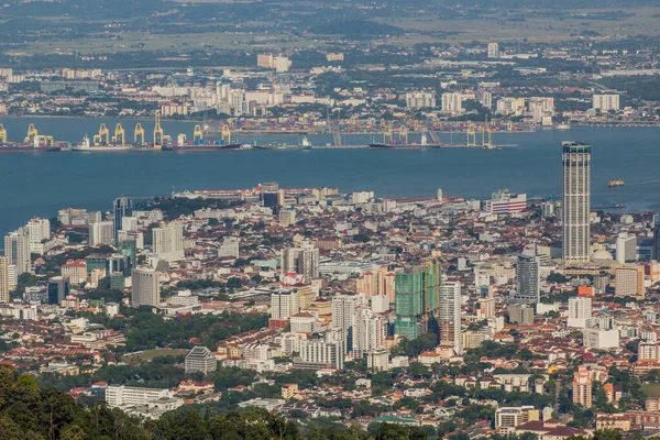 Aerial View Penang Malaysia — Stock Photo, Image