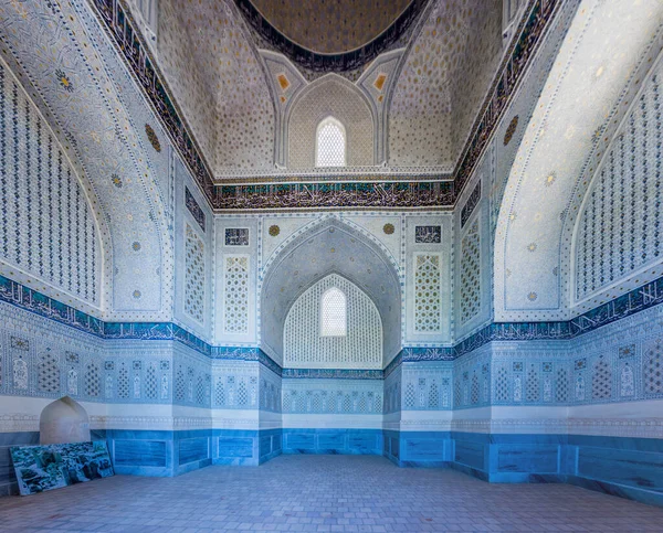 Amarcândia Uzbequistão Abril 2018 Interior Mesquita Bibi Khanym Samarcanda Uzbequistão — Fotografia de Stock