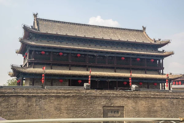 Portão Sul Das Muralhas Cidade China — Fotografia de Stock