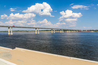 Volgorad - Rusya Volga Nehri üzerindeki Krasnoslobodsk köprüsü
