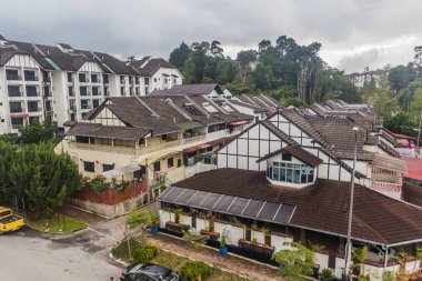Cameron Highlands, Malezya 'daki Tanah Rata kasabasının manzarası