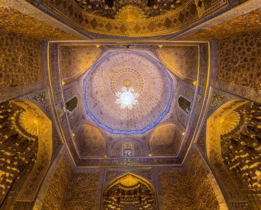 Semerkant, Özbekistan 'daki Gur-e Amir Anıtmezarı' ndan Cupola