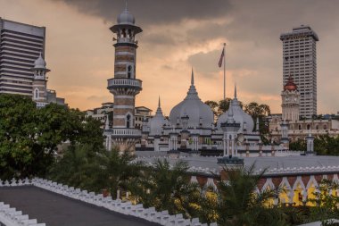 Kuala Lumpur, Malezya 'daki Mescid Jamek camii