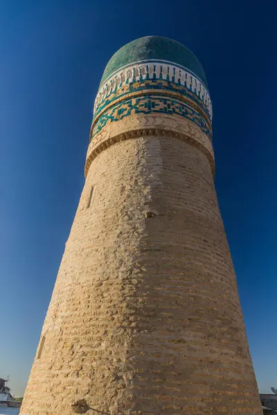 Minareto Dell Edificio Char Minar Bukhara Uzbekistan — Foto Stock