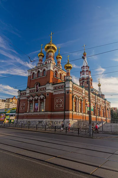 Perm Rusland Juni 2018 Bisschoppelijke Samenstelling Van Hemelvaarttempel Perm Rusland — Stockfoto