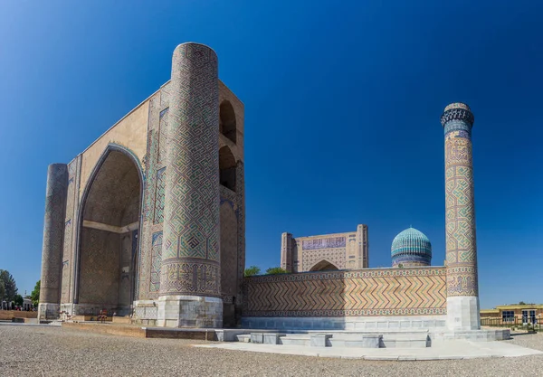 Bibi Khanym Mešita Samarkand Uzbekistán — Stock fotografie