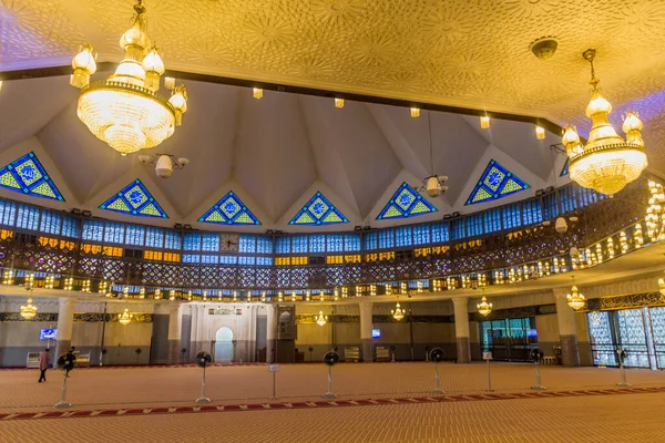 Kuala Lumpur Malaisie Mars 2018 Intérieur Mosquée Nationale Malaisie Kuala — Photo