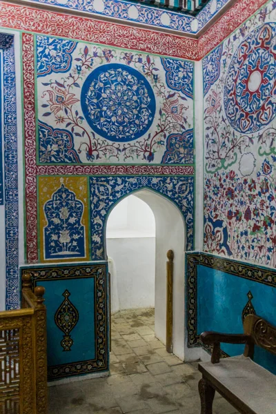 Amarcândia Uzbequistão Abril 2018 Interior Dos Mausoléus Necrópole Shah Zinda — Fotografia de Stock