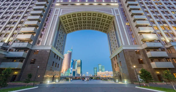 Astana Kazakhstan Julio 2018 Edificios Modernos Astana Ahora Nur Sultan — Foto de Stock