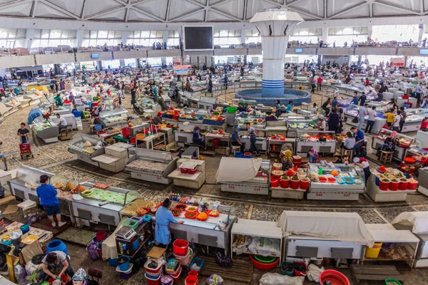 Tashkent Üzbegisztán 2018 Május Chorsu Bazár Piaci Standjai Taskentben Üzbegisztánban — Stock Fotó