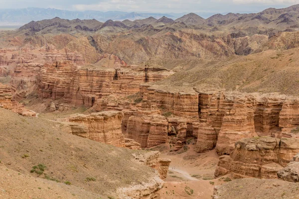 Charyn Canyon Vid Sharyn River Kazakstan — Stockfoto