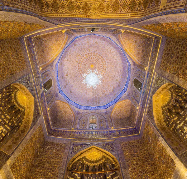 Samarkand Uzbekistan Dubna 2018 Cupola Gur Amir Mausoleum Samarkand Uzbekistán — Stock fotografie