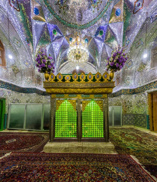 Qazvin Irão Abril 2018 Interior Santuário Payghambariyeh Panjeh Ali Peighambarieh — Fotografia de Stock