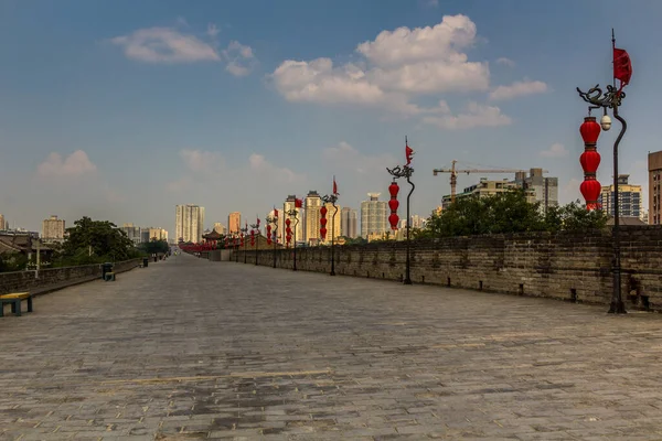 Parte Superior Las Murallas Ciudad China — Foto de Stock